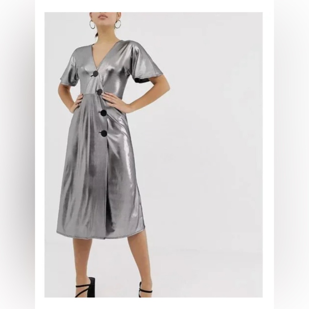 Elegant Silver Dress